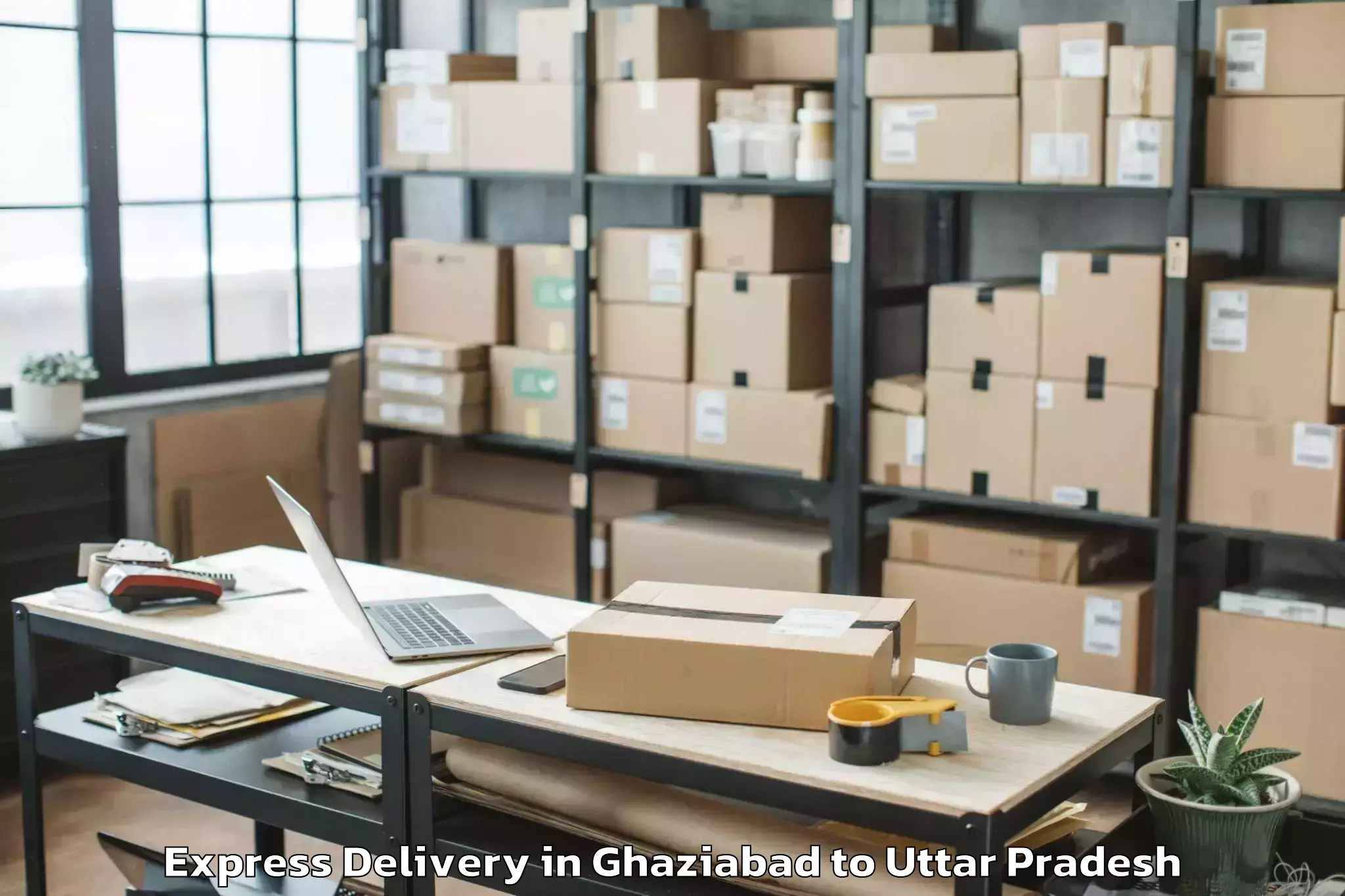 Trusted Ghaziabad to Belthara Road Express Delivery